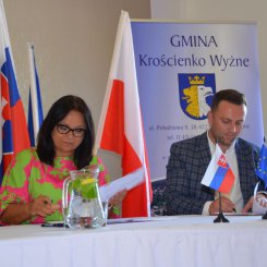 Gmina Krościenko Wyżne zawarła porozumienie o współpracy partnerskiej z Miastem Svidnik (Republika Słowacka)