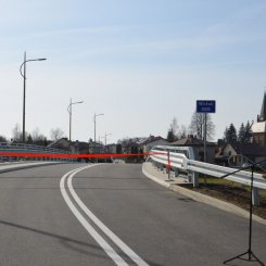 Uroczyste otwarcie mostu przez rzekę Wisłok w Krościenku Wyżnym