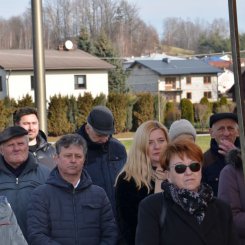 Uroczyste otwarcie mostu przez rzekę Wisłok w Krościenku Wyżnym